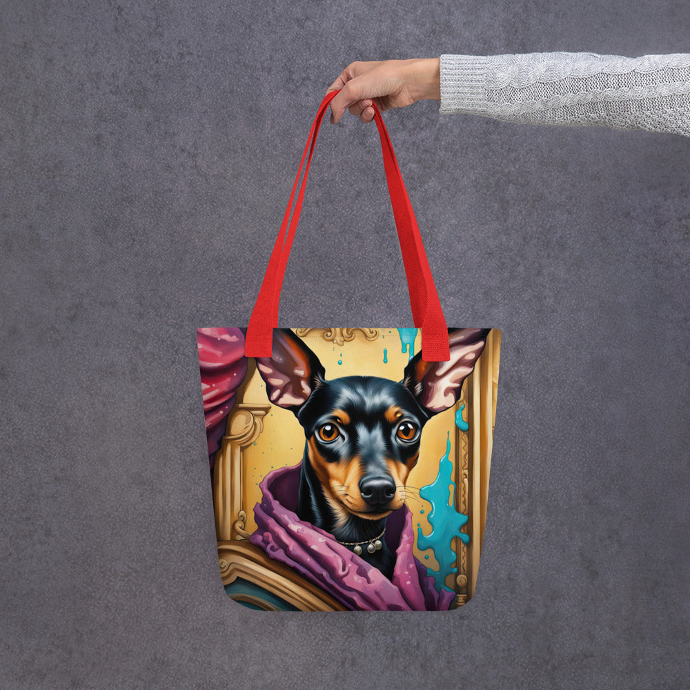 Tote bag-Toy Manchester Terrier V4