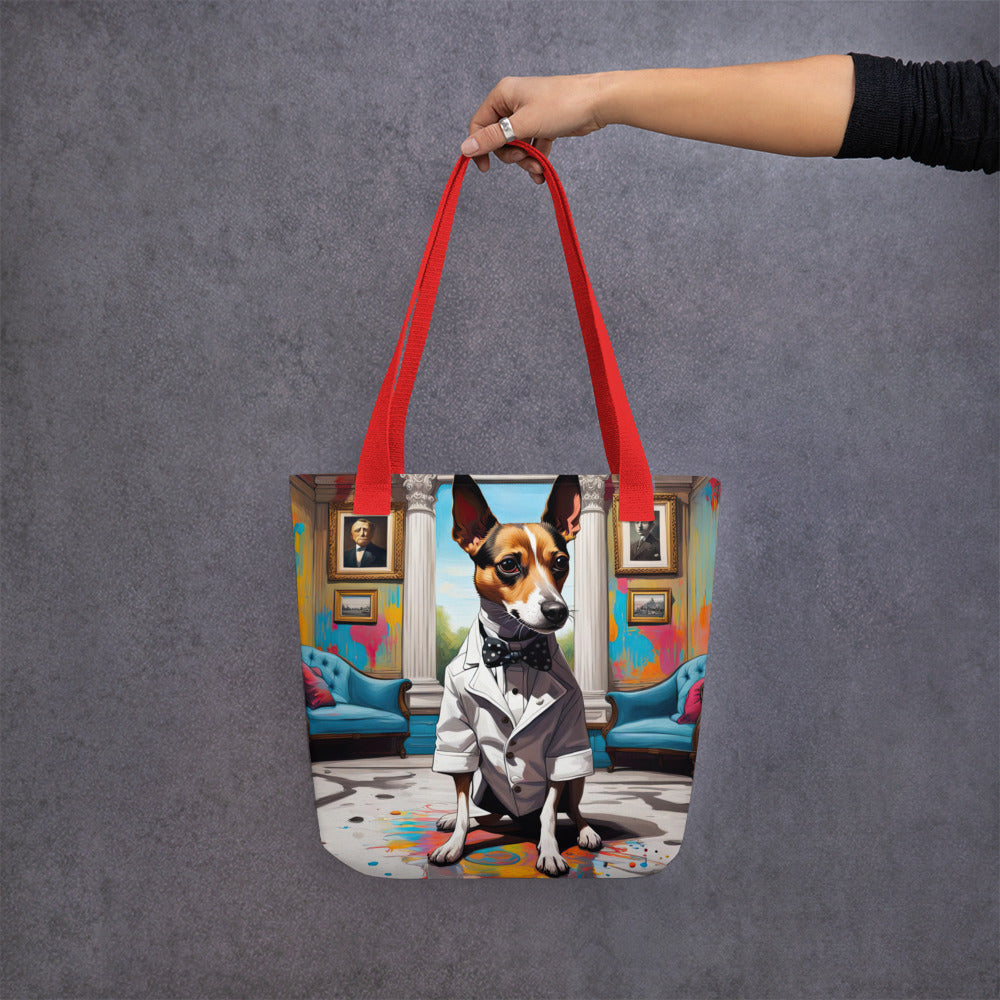 Tote bag-Short-legged Rat Terrier V2