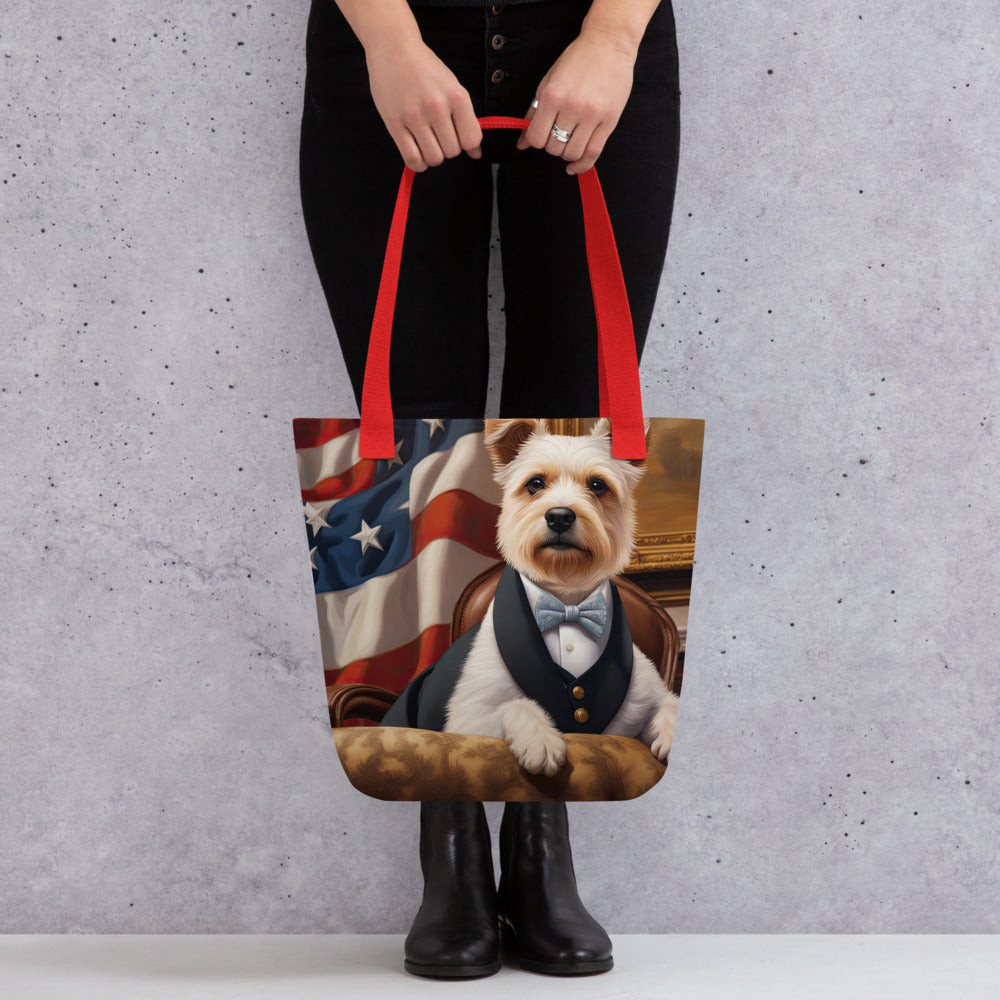 Tote bag-Teddy Roosevelt Terrier