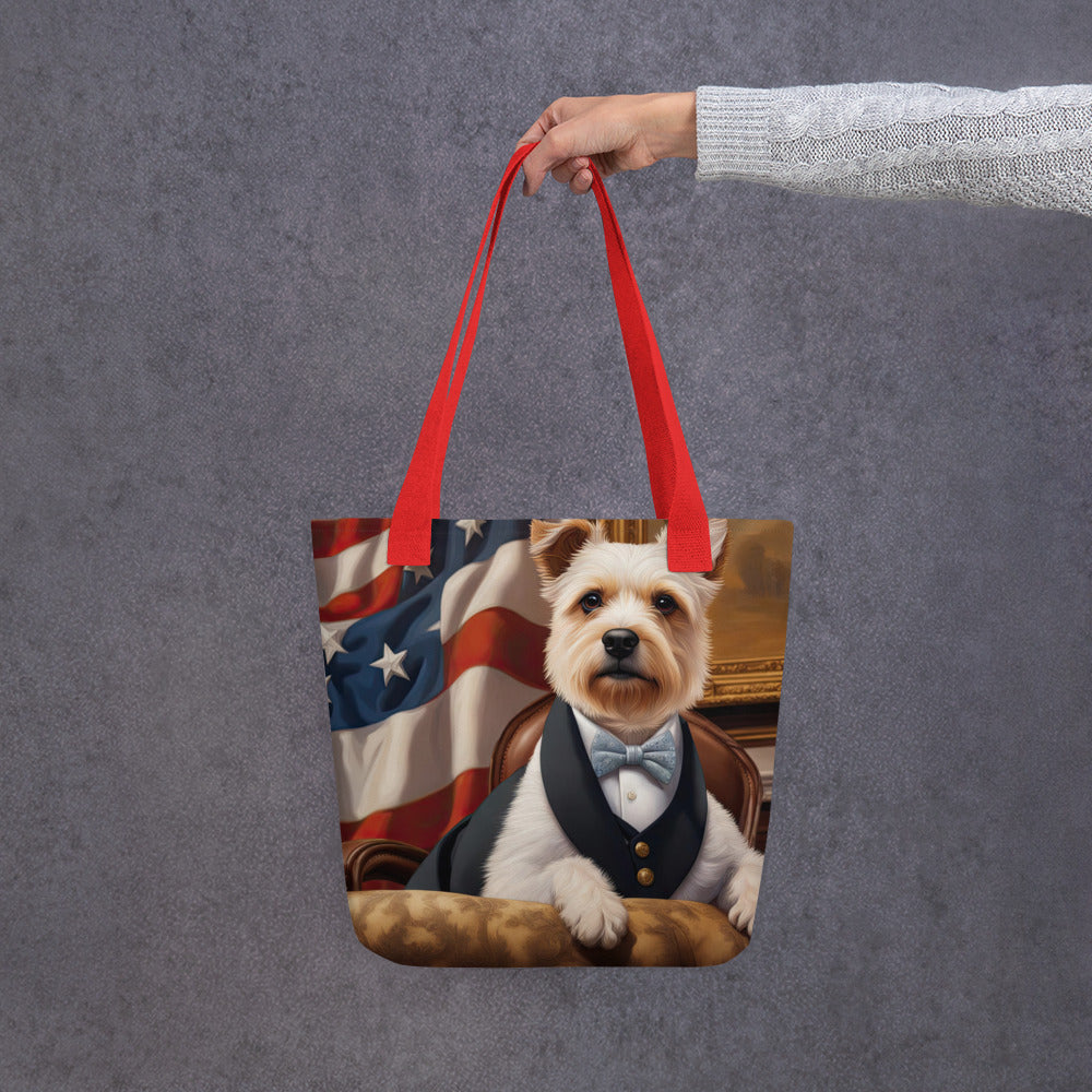 Tote bag-Teddy Roosevelt Terrier