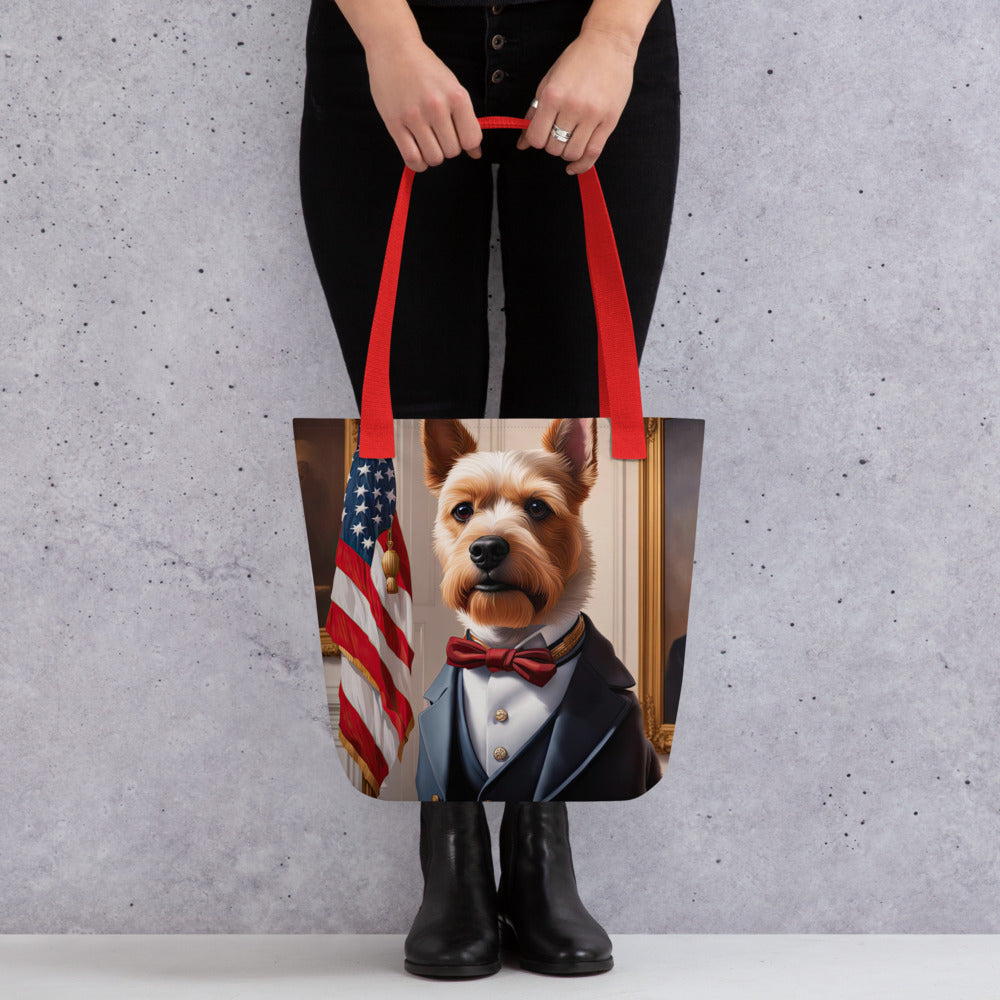 Tote bag-Teddy Roosevelt Terrier V3