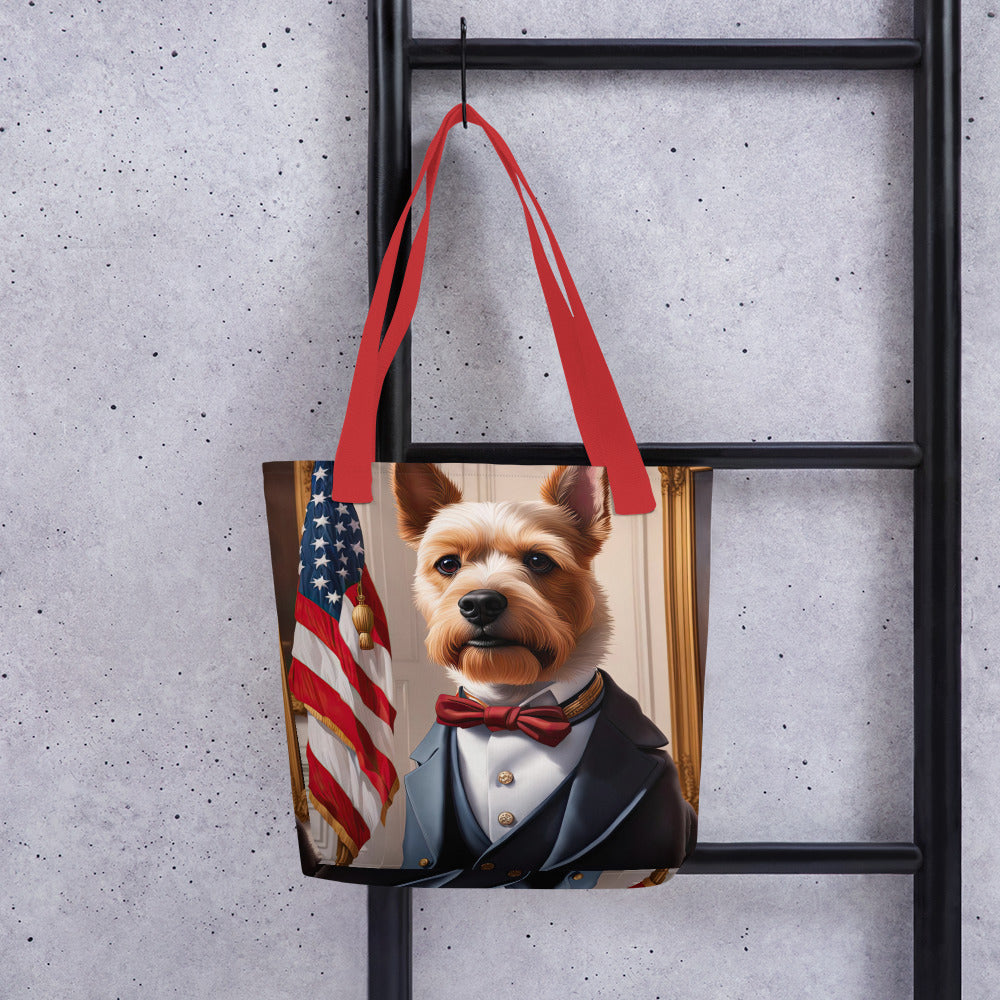 Tote bag-Teddy Roosevelt Terrier V3