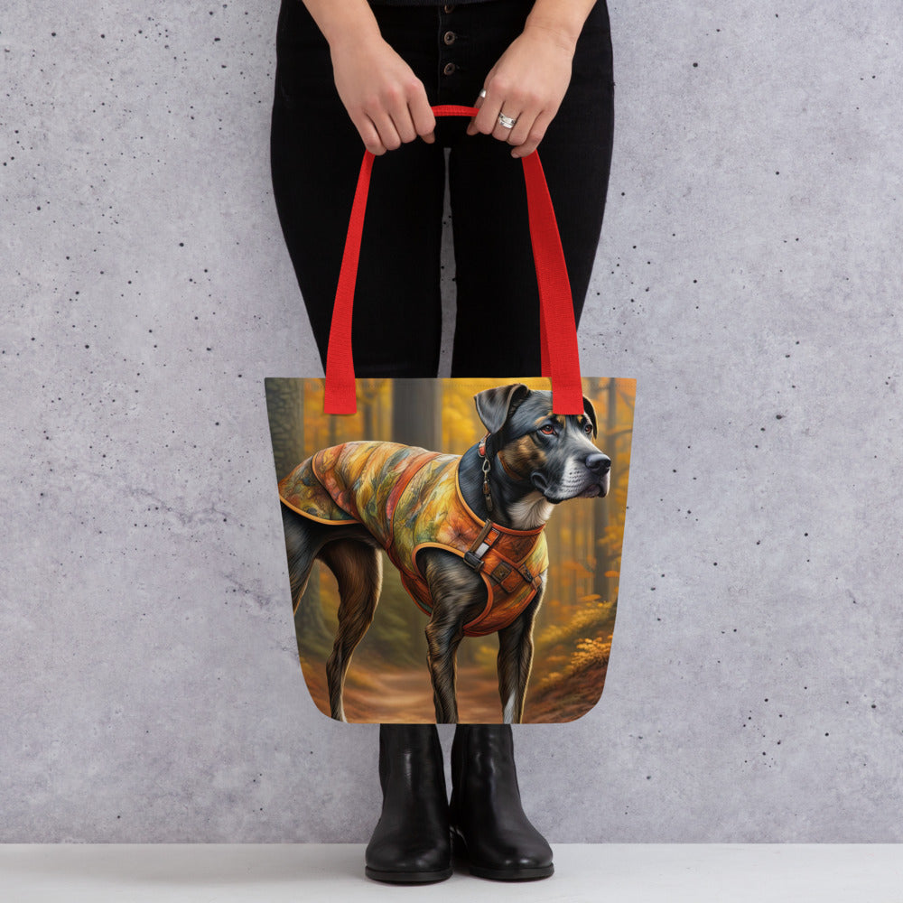 Tote bag-Treeing Tennessee Brindle