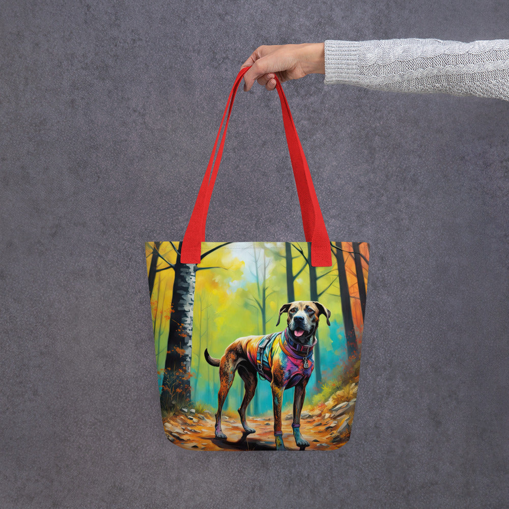 Tote bag-Treeing Tennessee Brindle V3