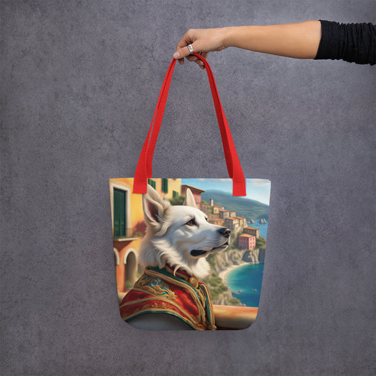 Tote bag-Volpino Italiano