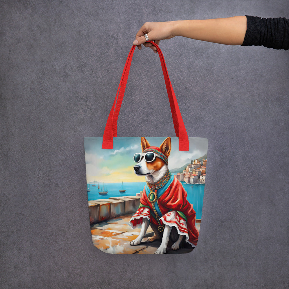 Tote bag-Volpino Italiano V4