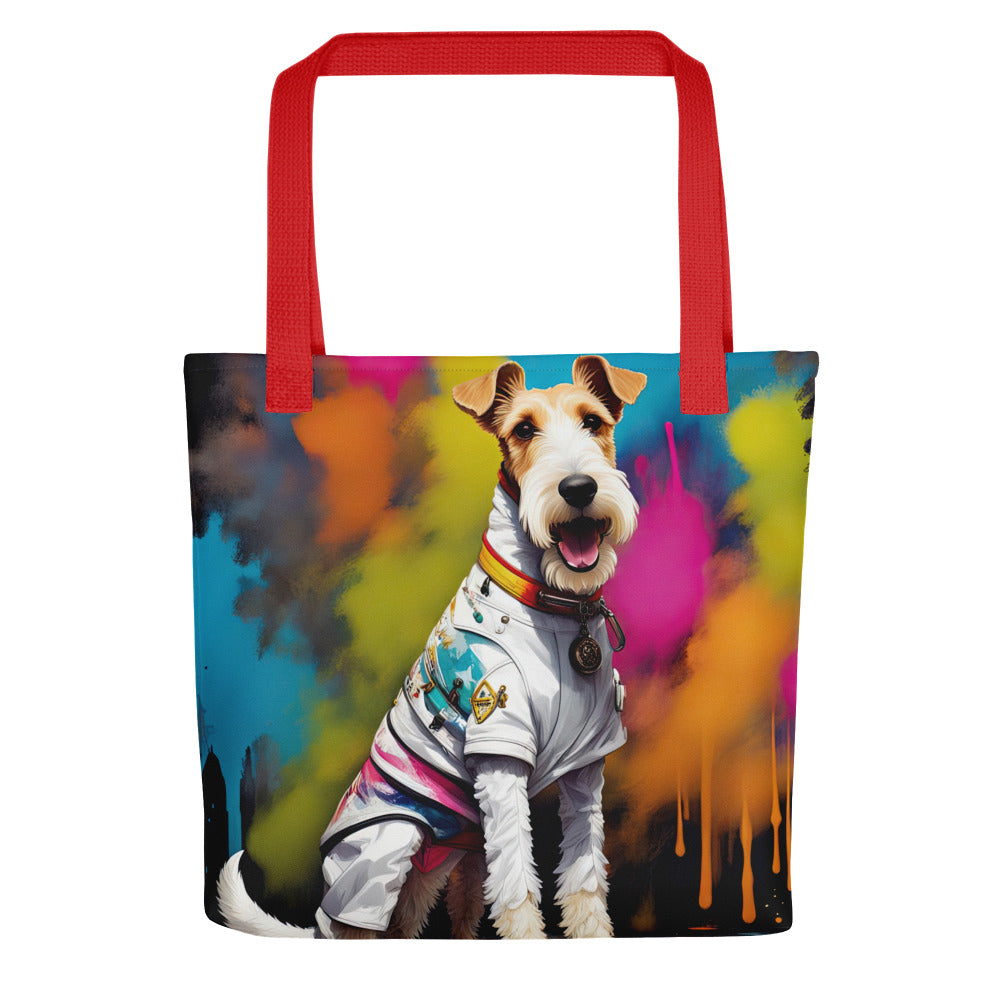 Tote bag-Wire Fox Terrier V2