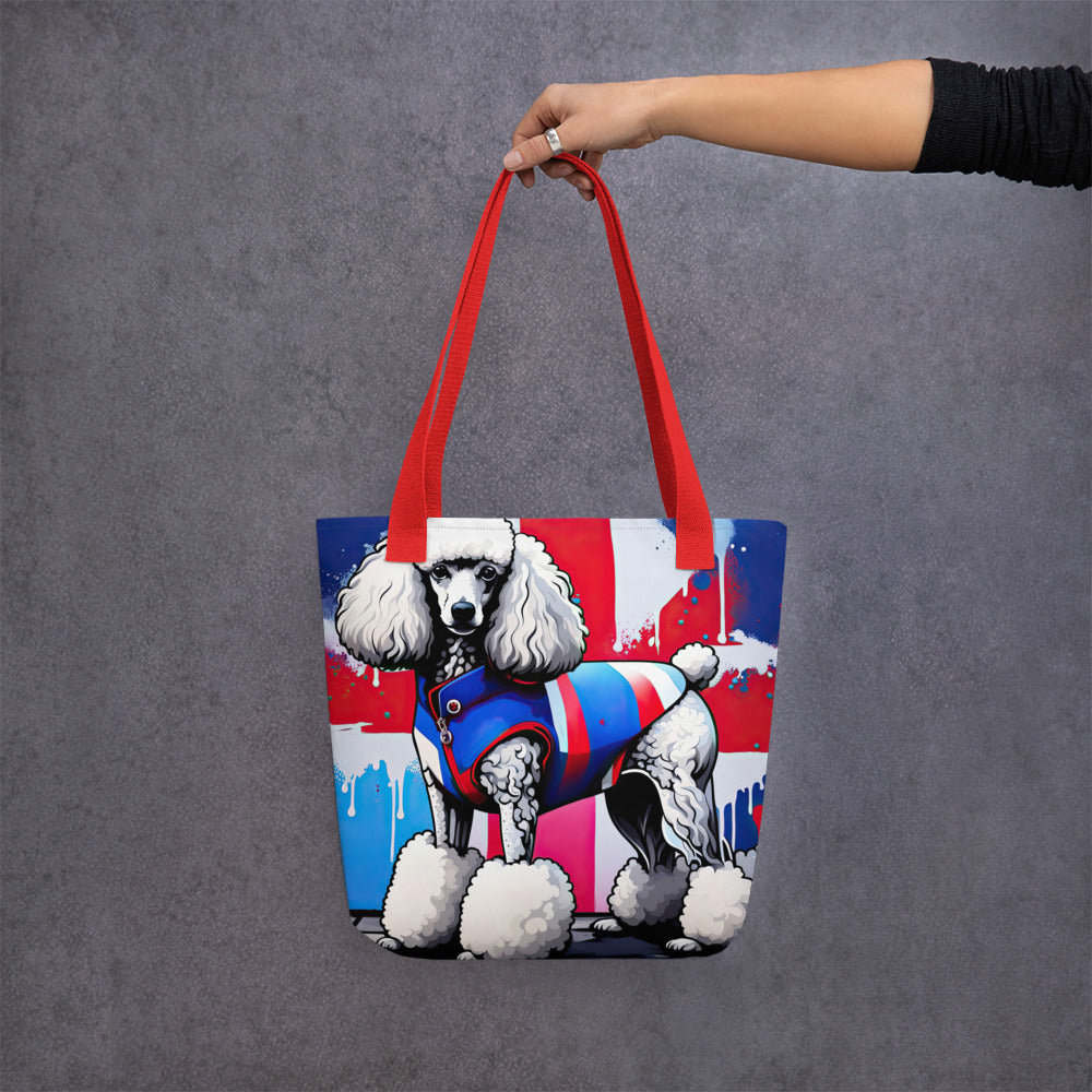 Tote bag-Poodle V4