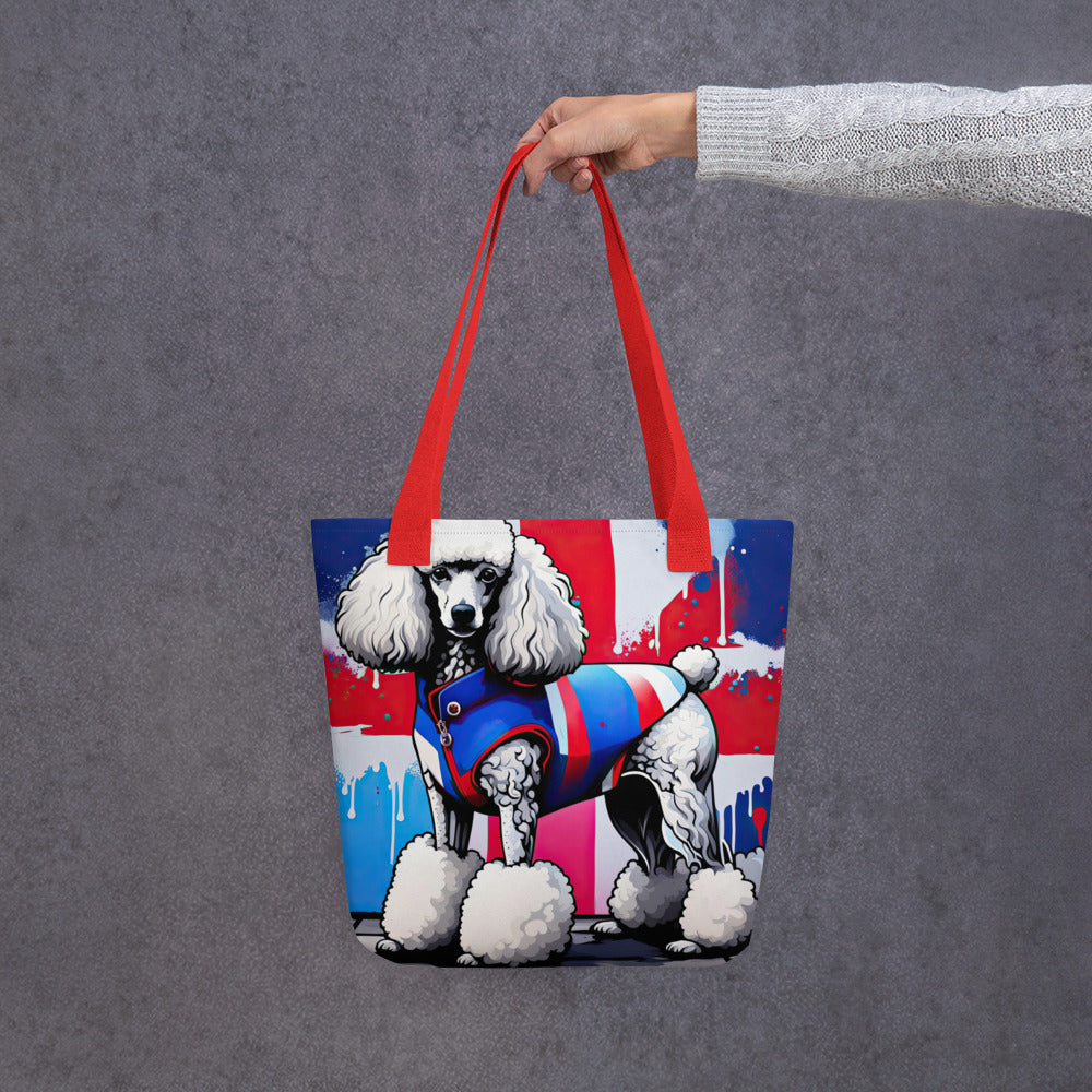 Tote bag-Poodle V4