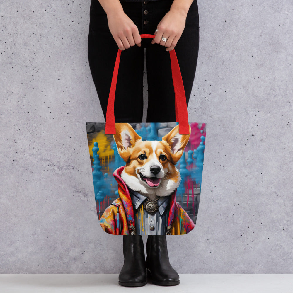 Tote bag-Pembroke Welsh Corgi  V4