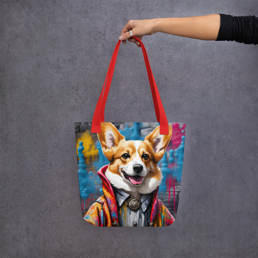 Tote bag-Pembroke Welsh Corgi  V4