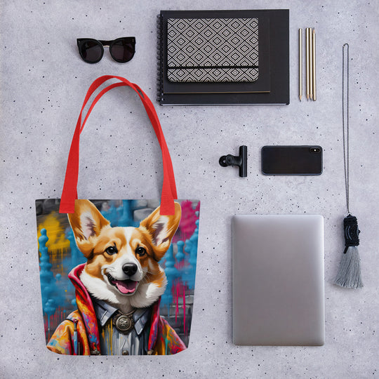 Tote bag-Pembroke Welsh Corgi  V4