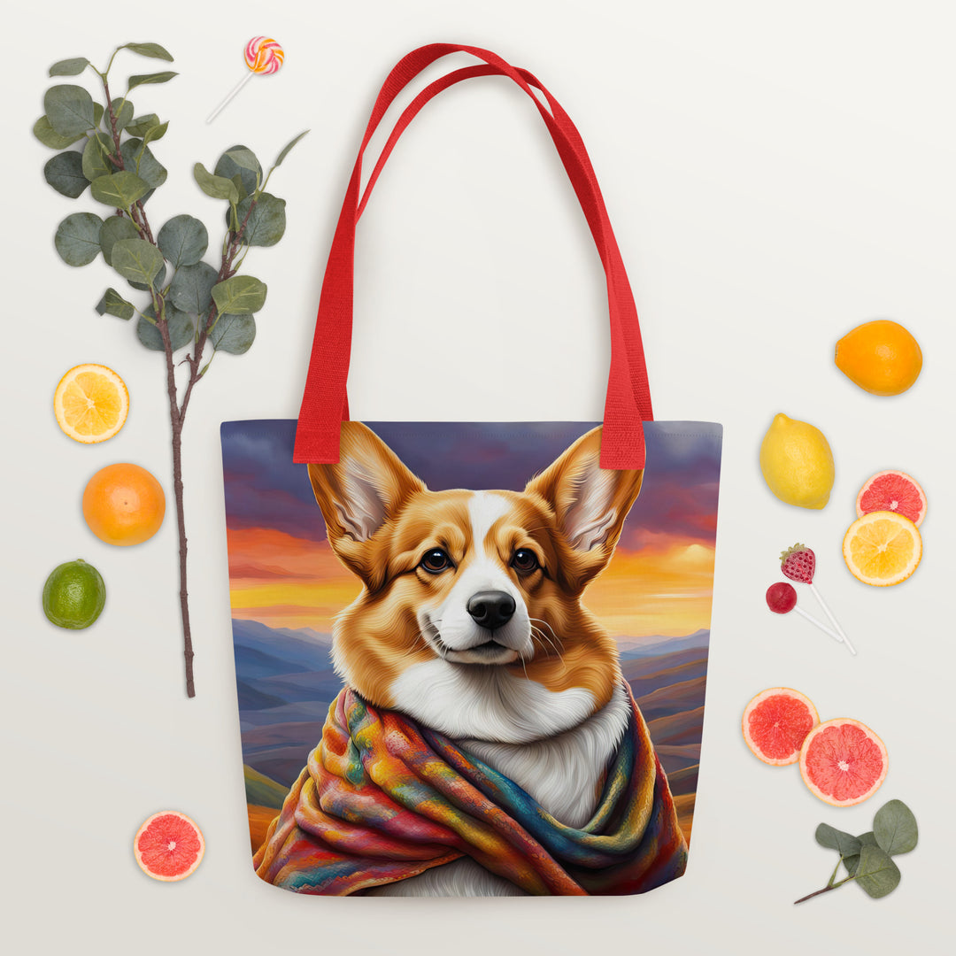 Tote bag-Pembroke Welsh Corgi  V5