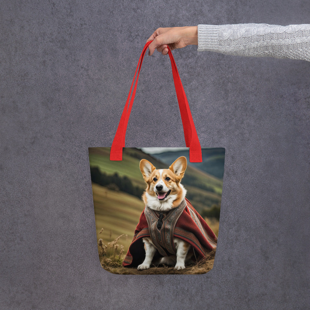 Tote bag-Pembroke Welsh Corgi  V6