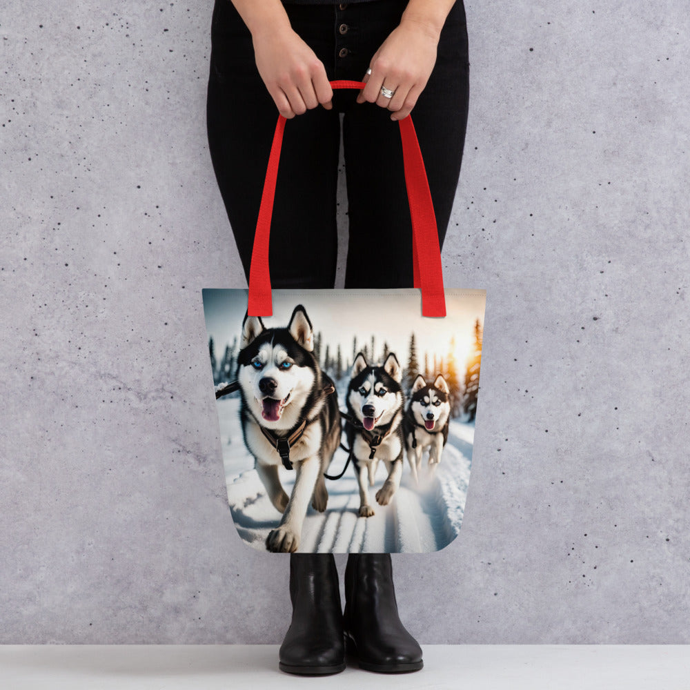 Tote bag-Siberian Husky V2