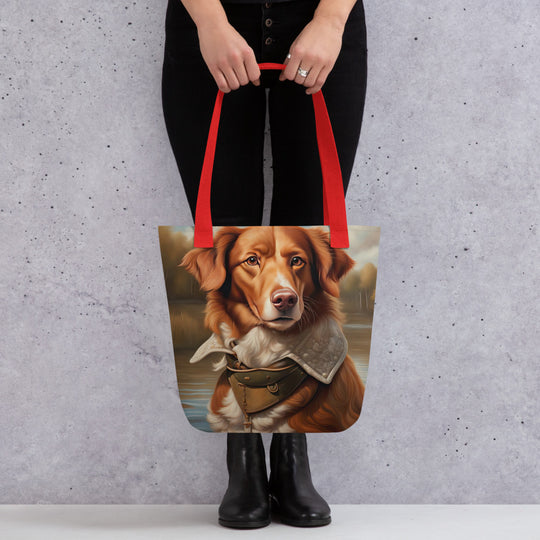 Tote bag-Novia Scotia Duck Trolling Retriever