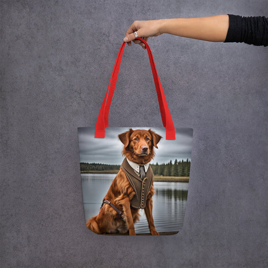 Tote bag-Novia Scotia Duck Trolling Retriever V2