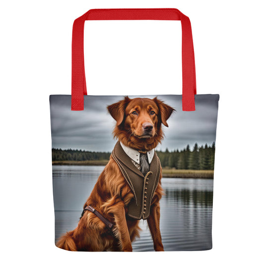 Tote bag-Novia Scotia Duck Trolling Retriever V2