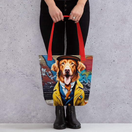 Tote bag-Novia Scotia Duck Trolling Retriever V3