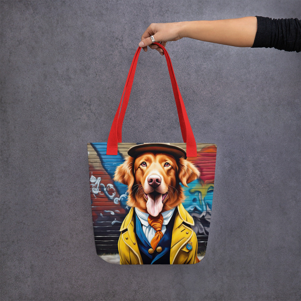 Tote bag-Novia Scotia Duck Trolling Retriever V3