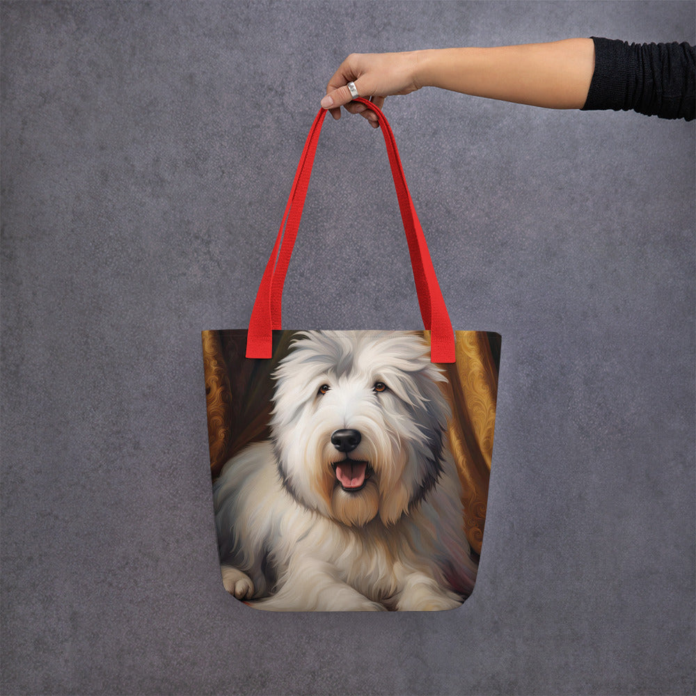 Tote bag-Old English Sheepdog V6