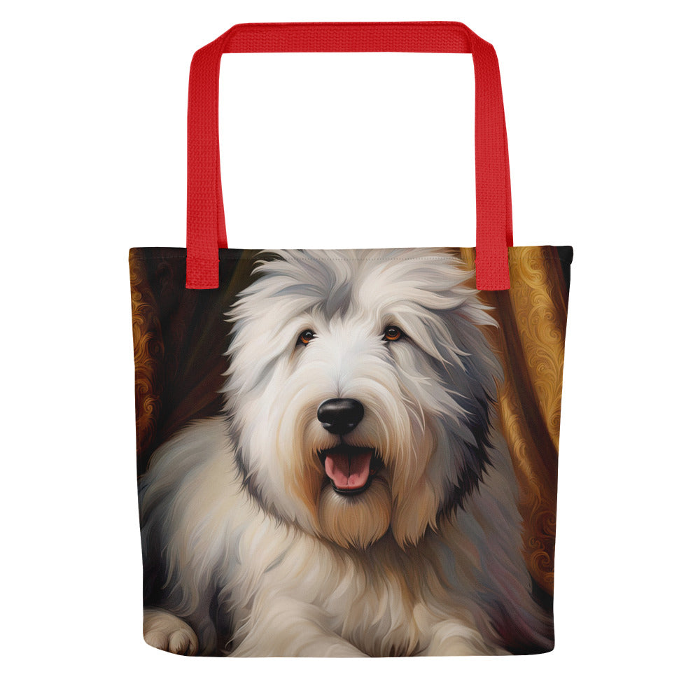 Tote bag-Old English Sheepdog V6