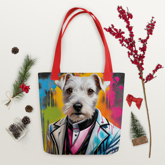 Tote bag-Parson Russel Terrier V3