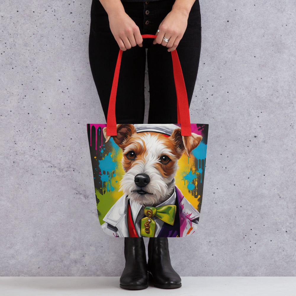 Tote bag-Parson Russel Terrier V4