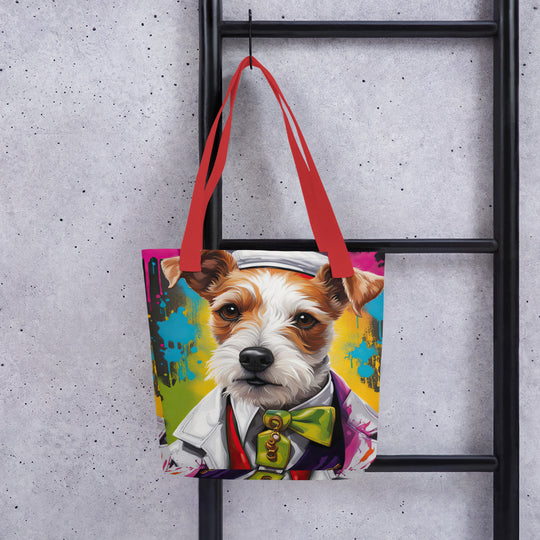 Tote bag-Parson Russel Terrier V4