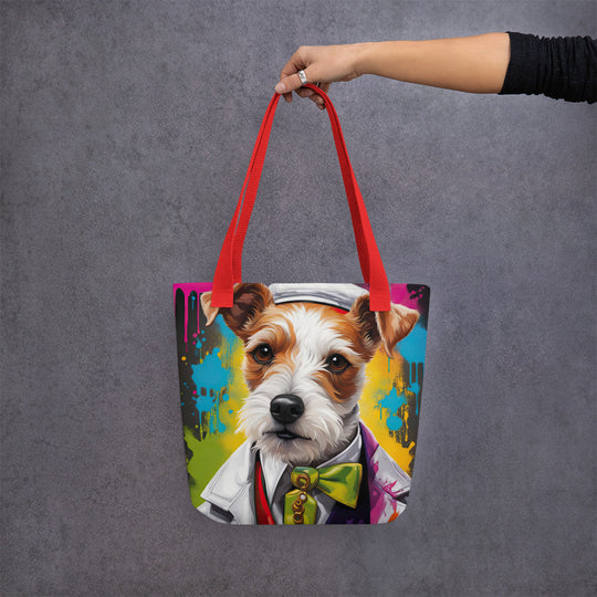 Tote bag-Parson Russel Terrier V4