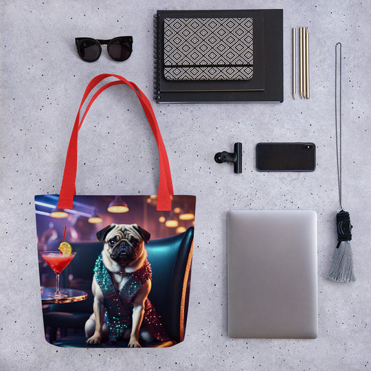 Tote bag-Pug V4