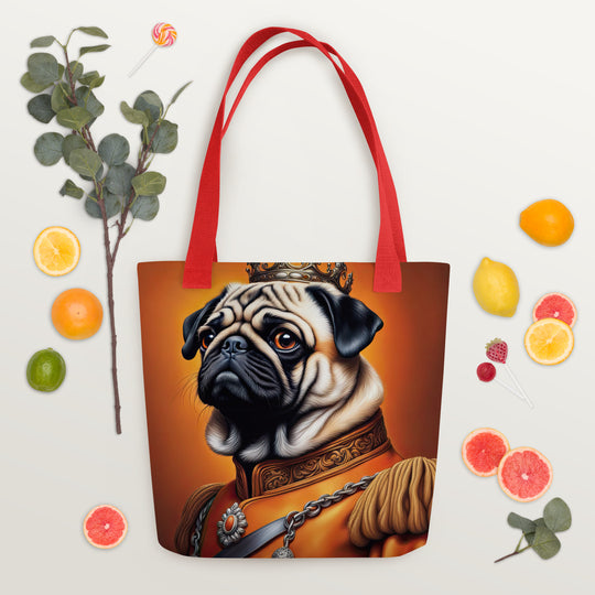 Tote bag-Pug V7