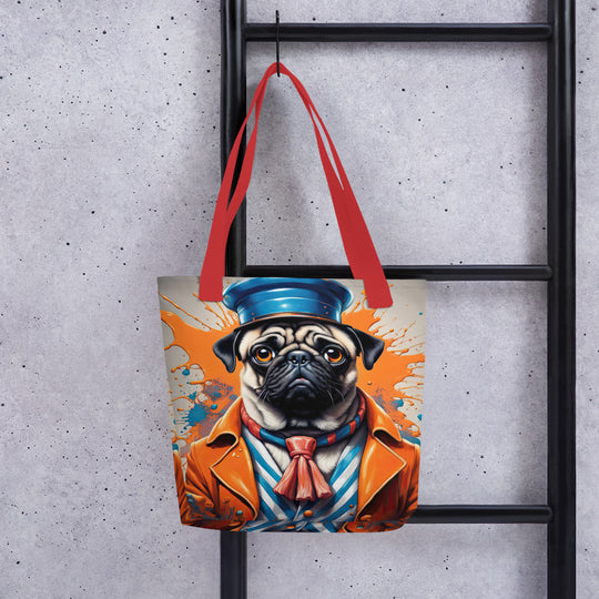 Tote bag-Pug V8