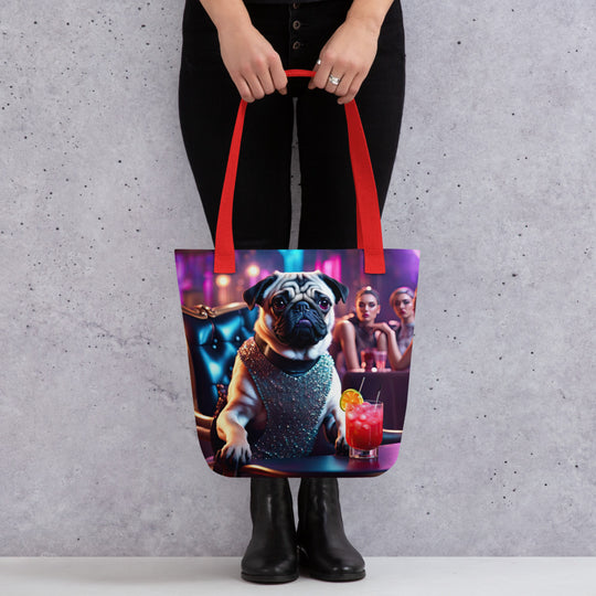 Tote bag-Pug V10