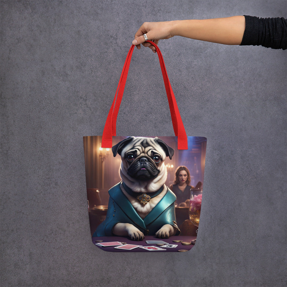 Tote bag-Pug V11