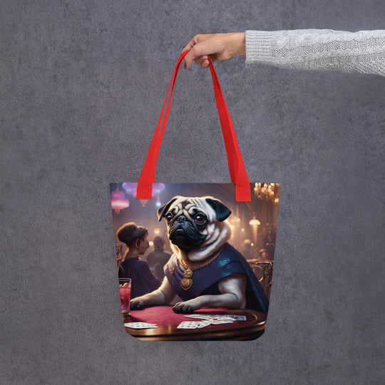 Tote bag-Pug V12