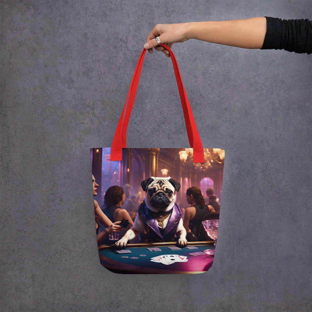 Tote bag-Pug V13