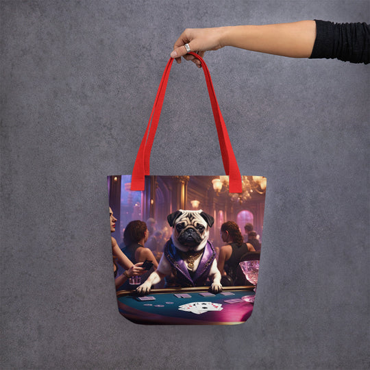 Tote bag-Pug V13