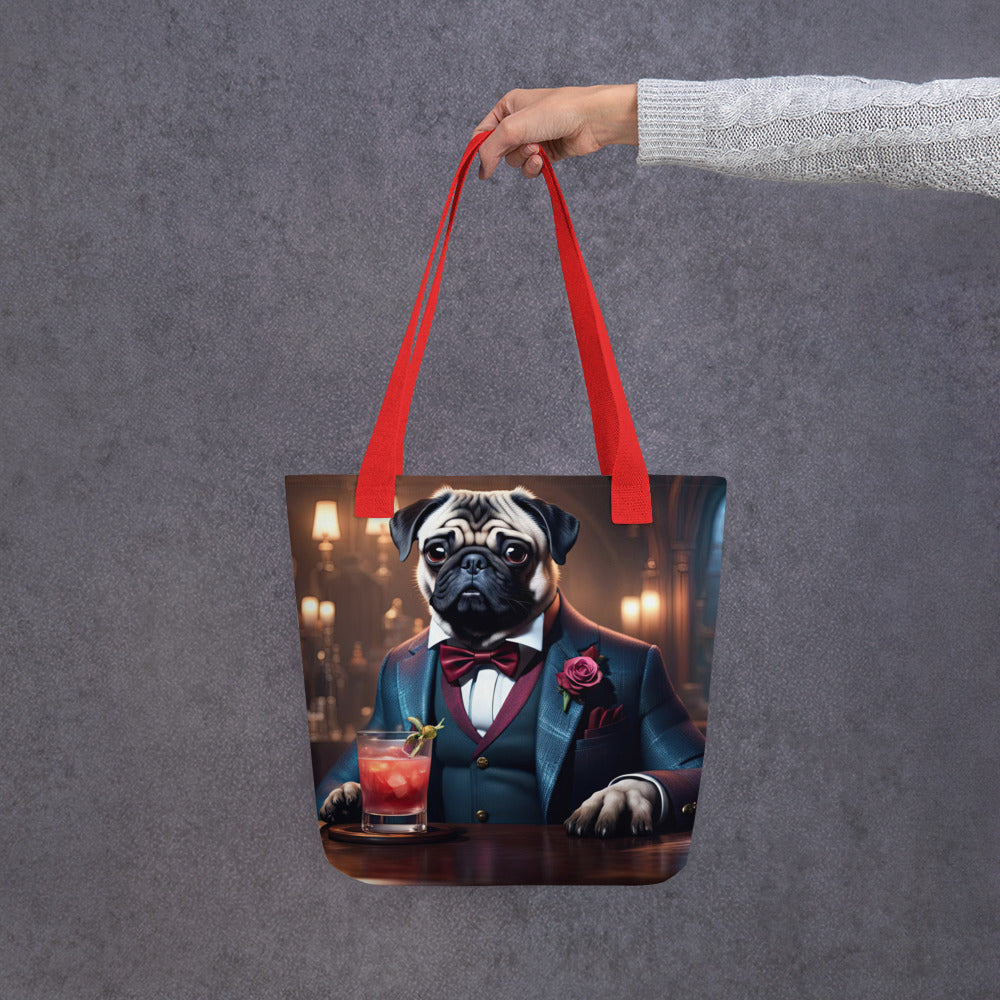 Tote bag-Pug V14