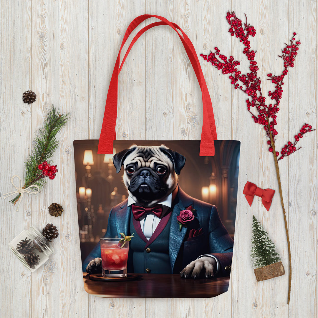 Tote bag-Pug V14