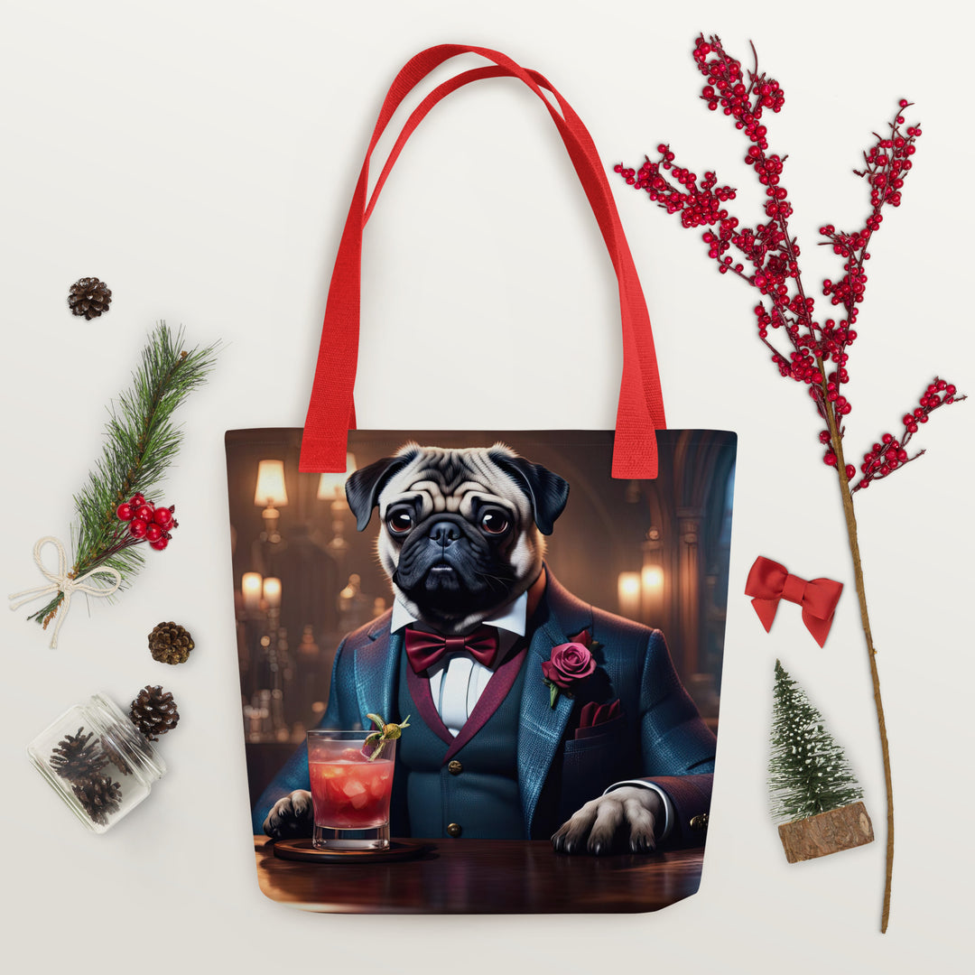 Tote bag-Pug V14