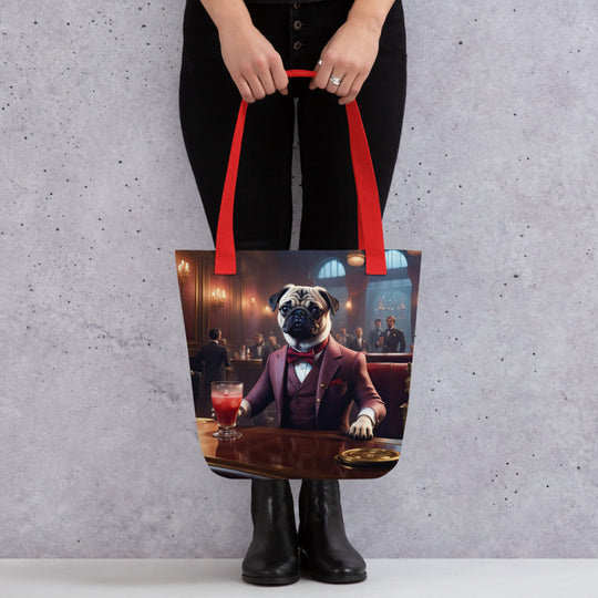 Tote bag-Pug V15