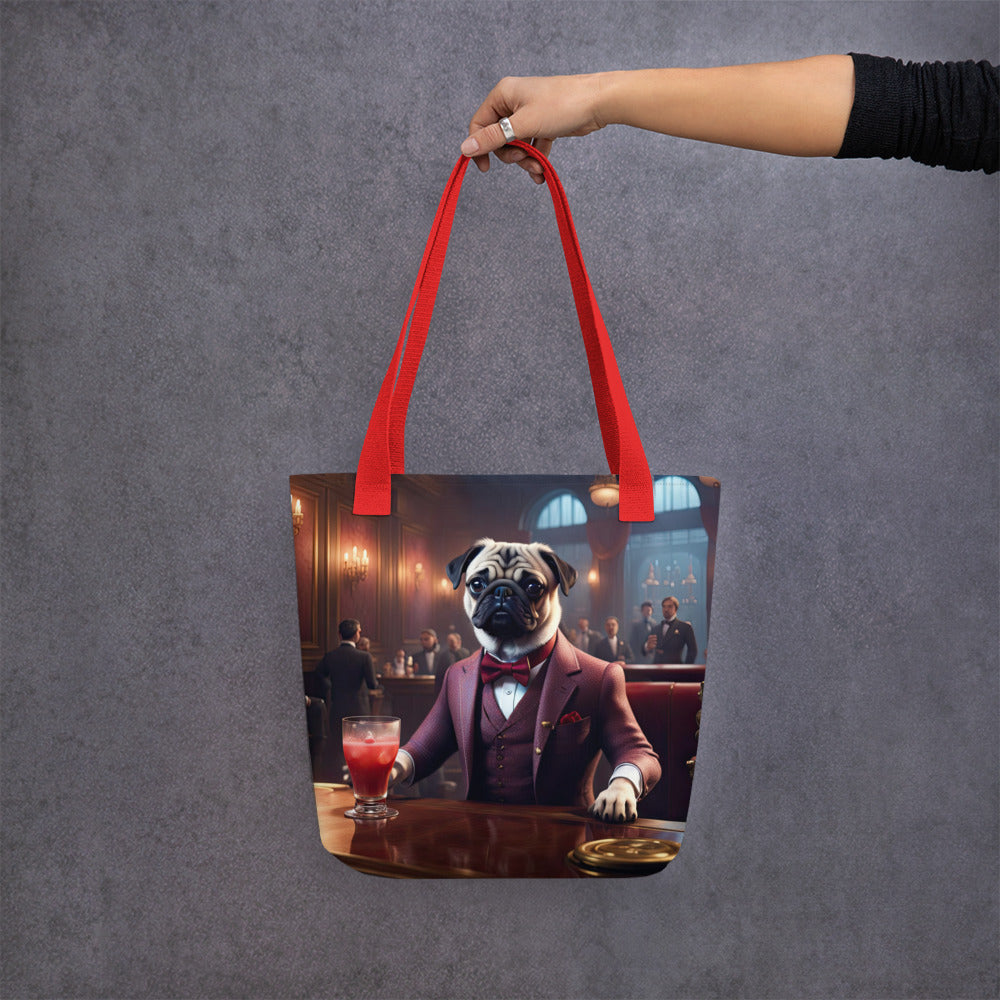 Tote bag-Pug V15