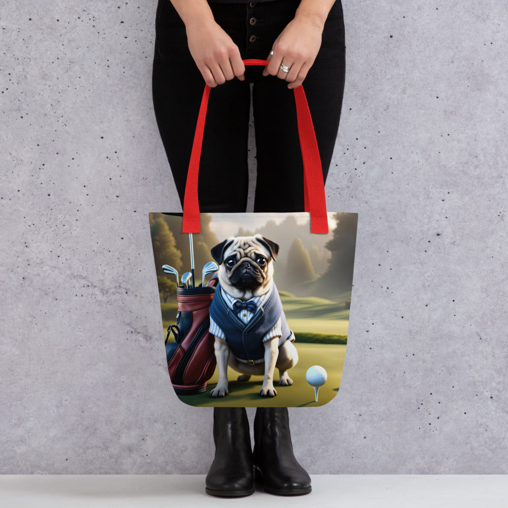 Tote bag-Pug V16