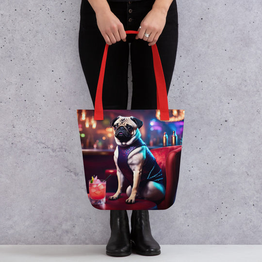 Tote bag-Pug V17