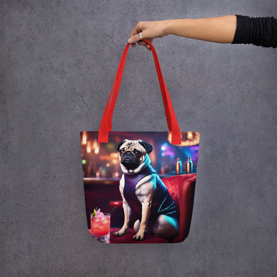 Tote bag-Pug V17