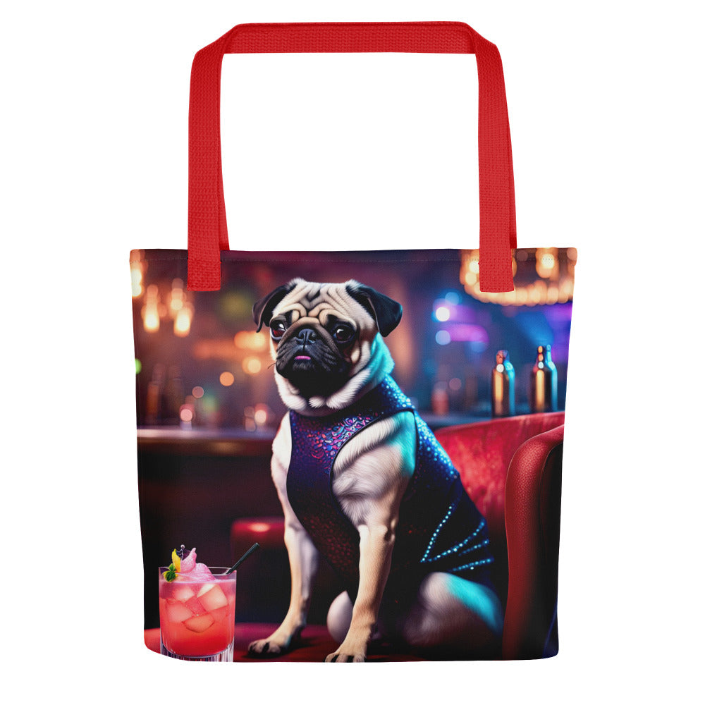 Tote bag-Pug V17