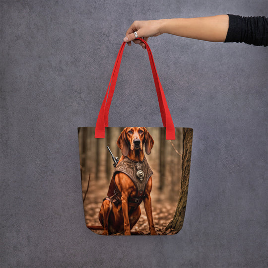 Tote bag-Redbone Coonhound V2