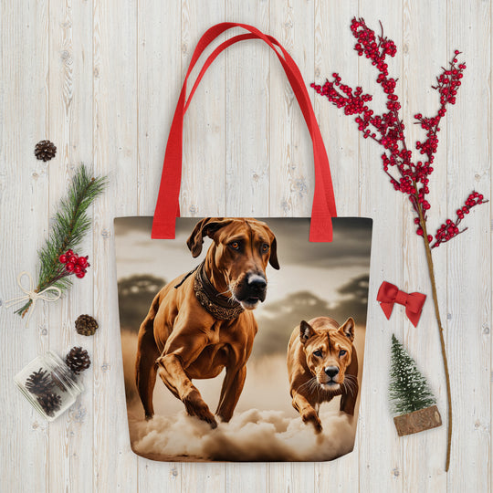 Tote bag-Rhodesian Ridgeback