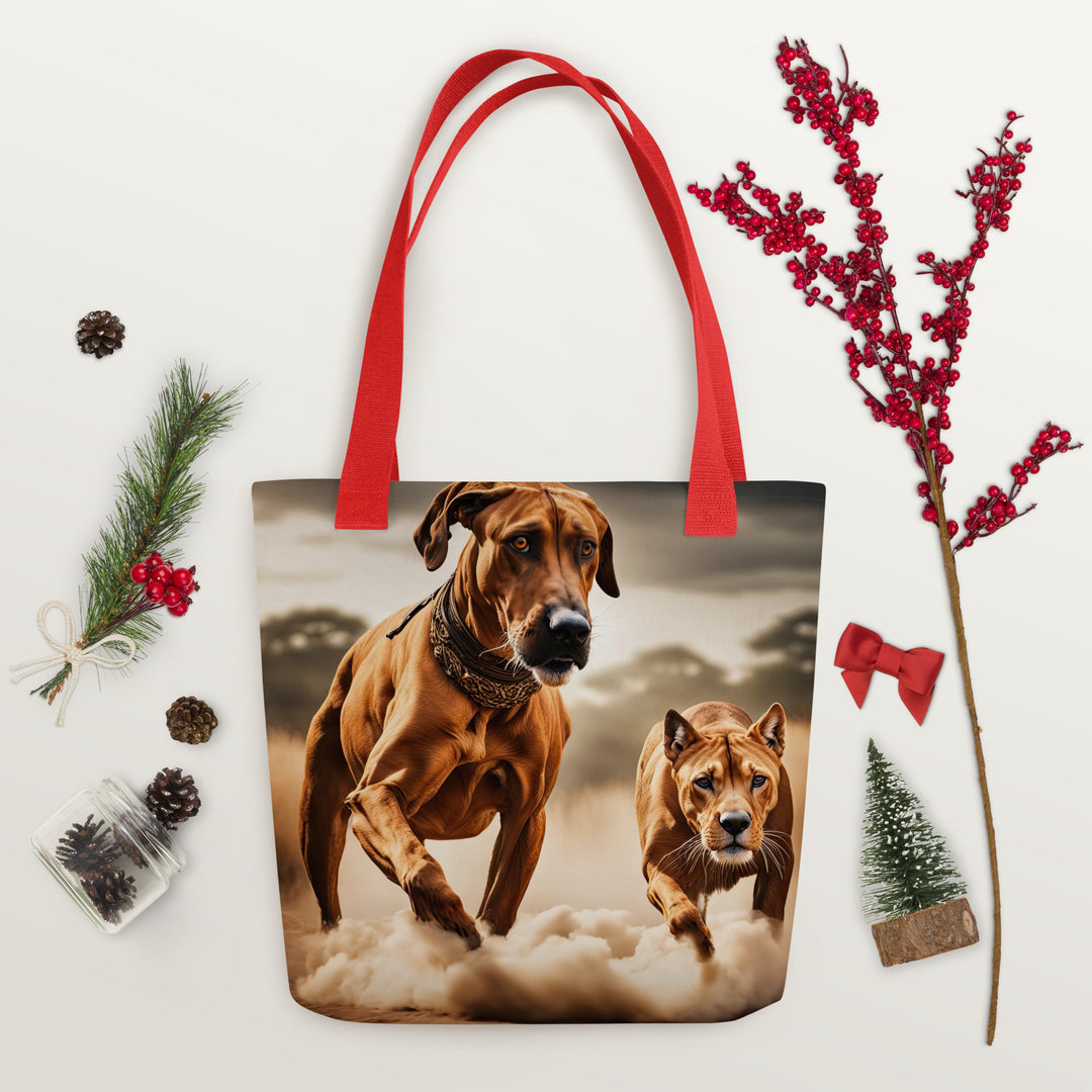 Tote bag-Rhodesian Ridgeback